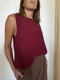 Blusa Burdeos en internet
