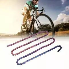 Cadena Bicicleta Color Tornasol 116 Eslabones MTB en internet