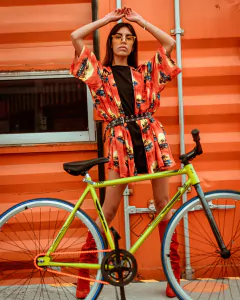 Bicicleta Ultraligera Urbana 700 Verde Eléctrico MyBikeMx - comprar en línea