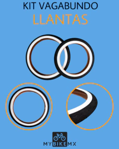 Llantas Para Bicicleta Vagabundo R16-20 Carablanca