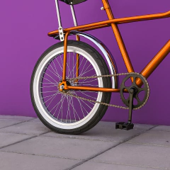 Bicicleta Vagabundo Naranja con Rines de 72 Rayos con Figura MyBikeMx - tienda en línea