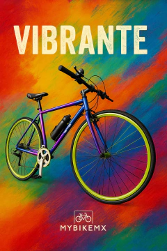 Bicicleta Urbana Rodada 700 Luminus Colorida con Accesorios y Personalizada con tu Nombre de Mybikemx en internet