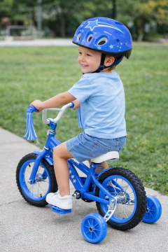 Kit de Casco Infantil Personalizado y llantitas Entrenadoras para Bicileta Rodada 12 a 20 MyBikeMx - comprar en línea