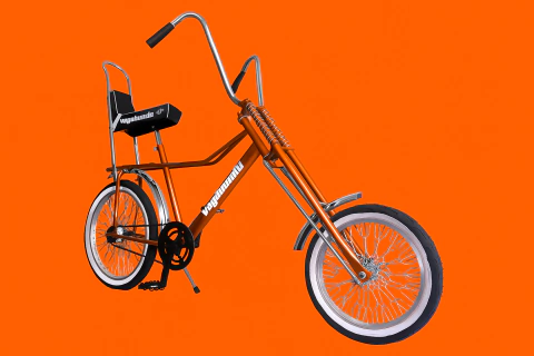 Bicicleta Vagabundo Naranja con Rines de 72 Rayos con Figura MyBikeMx - comprar en línea
