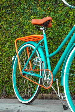 Bicicleta Azul Caribe Clásica Urbana con Accesorios MyBikeMx - comprar en línea