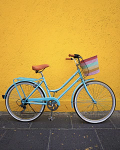 Bicicleta Vintage Urbana Holbox Con Canastilla Artesanal y Portabulto MyBikeMx - comprar en línea