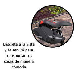Mochila Trasera Asiento Bicicleta - MyBikeMx
