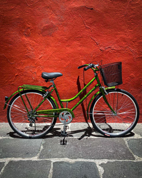 Bicicleta Vintage Urbana Bahia Lagartos Con Canastilla y Portabultos MyBikeMx - comprar en línea