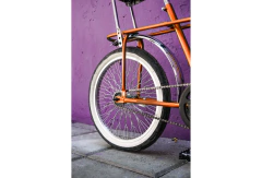 Bicicleta Vagabundo Naranja con Rines de 72 Rayos con Figura MyBikeMx