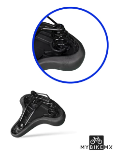 Asiento Para Bicicleta Ancho Acolchado Cómodo Anti-impacto Mybikemx en internet