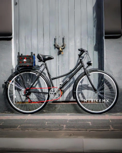 Bicicleta Vintage Urbana Onyx Personalizada con tu Nombre y Accesorios - MyBikeMx