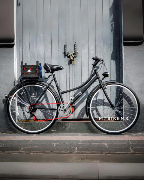 Bicicleta Vintage Urbana Onyx Personalizada con tu Nombre y Accesorios