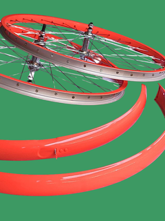 Kit Salpicaderas y Rines Piñon Libre Colores Para Bicicleta Todas las Medidas - tienda en línea