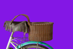 Canastilla para Bicicleta Artesanal Con Tapa MybikeMx - MyBikeMx