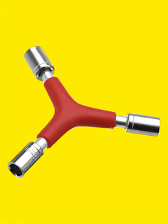 Juego de 1 llave hexagonal en forma de Y para bicicleta, llave hexagonal externa, herramientas de reparación combinadas, llave Allen de 3 vías, 8 mm, - comprar en línea