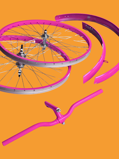 Kit Salpicaderas Rines Manubrios Para Bicicleta Todas las Medidas en internet