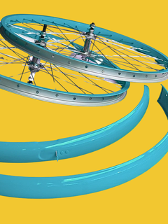 Kit Salpicaderas y Rines Piñon Libre Colores Para Bicicleta Todas las Medidas