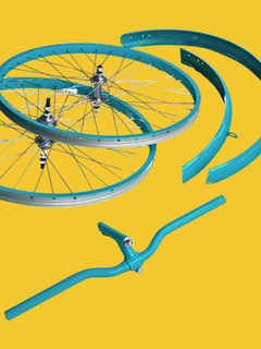 Kit Salpicaderas Rines Manubrios Para Bicicleta Todas las Medidas - tienda en línea