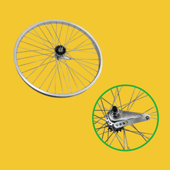 Rines Para Bicicleta Contrapedal Aluminio Bicicleta Trasero/ Delantero Mybikemx en internet