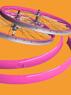 Imagen de Kit Salpicaderas y Rines Piñon Libre Colores Para Bicicleta Todas las Medidas
