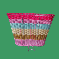 Canastilla para bicicleta artesanal Colores MybikeMx - comprar en línea