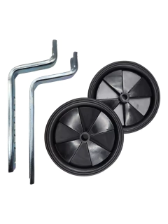 Llantitas Entrenadoras Color Negro para Bicicletas Infantiles - MyBikeMx