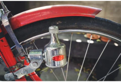 Luz Faro Bicicleta Vintage Con Dínamo 12v 6w Y Luz Trasera - MyBikeMx