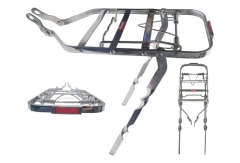 Imagen de Portabulto / Parrilla para Bicicleta Rodada 26 o 28 MTB de Fierro Cromada