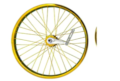 Imagen de Rines Contrapedal Para Bicicleta De 144 Rayos Mybikemx Varias Rodadas Color Dorado