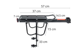 Parrilla Portabulto Trasera Para Bicicleta Rodadas 24. 26, 27.5 y 29 de Aluminio carga hasta 50 Kilos en internet