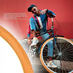 Llanta para Bicicleta Clásica Rodada 28 Color Camel - MyBikeMx