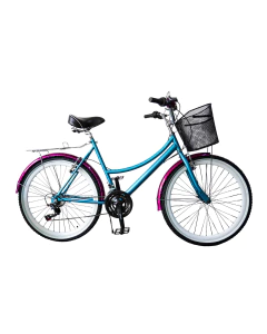 Bicicleta Fiusha Verde Esmeralda Velocidades y Accesorios Shimano de MyBikeMx en internet