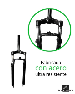 Tijera Suspensión Bicicleta Fat Bike Rodada 26x4 Over 28.6mm Con Freno De Disco MTB De MyBikeMx - MyBikeMx