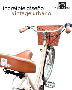 Bicicleta My Bike Mx Blanca Con Café 26 Mujer MyBikeMx - comprar en línea