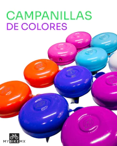 Timbres Bicicleta Coloridos Mybikemx Campanilla Estilo Retro - MyBikeMx