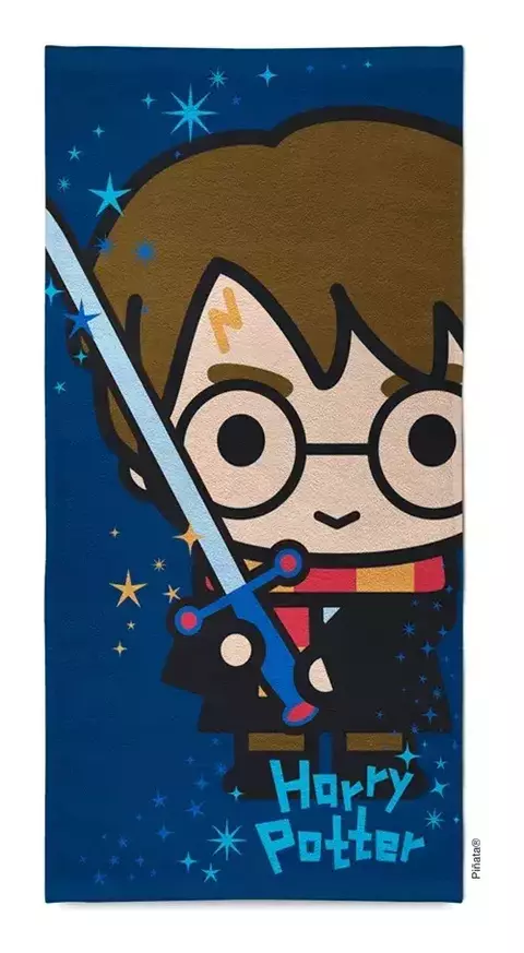 Toallon Piñata de Algodón 130x70cm - Harry Potter