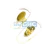 Plaqueta RB Cruz - Dourado/Prateado - comprar online