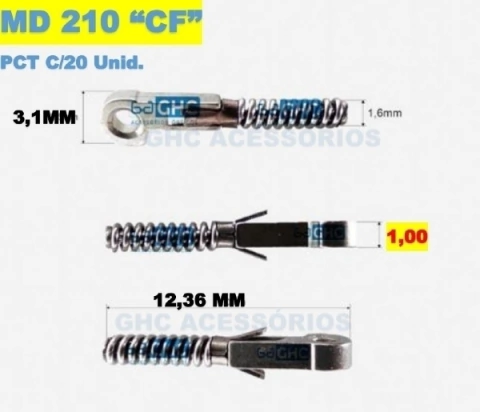 Mola MD 210 "CF" p/ Haste de Óculos