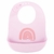 Babador Pimpolho Silicone Feminino Rosa/Arco Íris