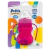 Copo de Treinamento Petita Relevo C/Alça Cristal/Rosa 240ml