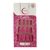 Unhas Postiças Fhaces Colors Rosa Fucsia C/24un