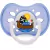 Chupeta Petita Dainty Cristal Azul/Branco Bico Redondo Tam.2