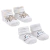 Kit Meia Pimpolho 2 Pares RN Unissex Cinza Nuvem/Cinza