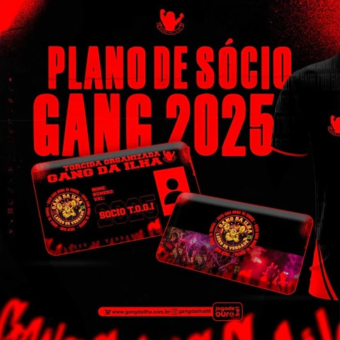 SÓCIO GANG 2025 - PLANO MENSAL - comprar online