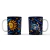 Taza cerámica Ojo místico y símbolos celestiales