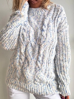 Sweater Barilo jaspeado trensas T.U hta XL Art17 Fr