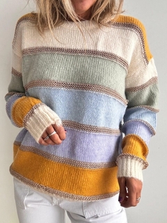 Sweater Adriana rayado hta XL art21151 Fr