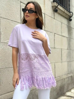 Reme Evaluna con flecos amplia Art 23519 Fr