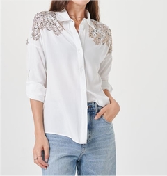 Camisa Isabela con apliques hta XL Art 4005 Ru - Las Pilipu