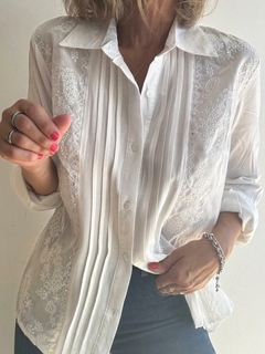 Camisa Helena tableada bordado hta XL Art4089 Fr - comprar online